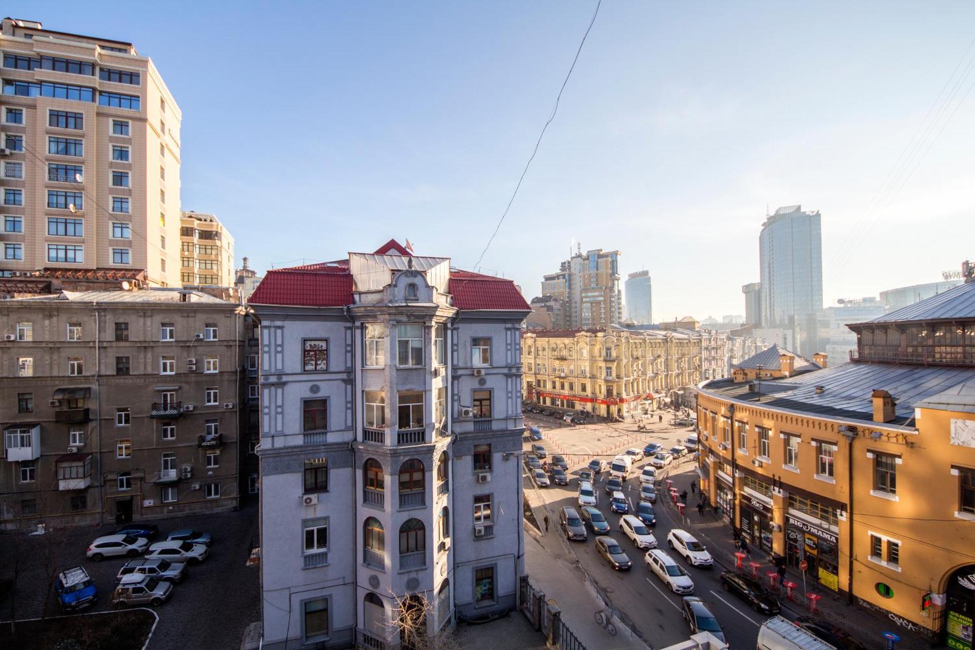 Apartments Near Parus Business Centre Kiev Eksteriør billede